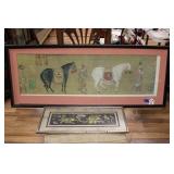 TITLED CHINESE SILK ART & EMBROIDERY ART