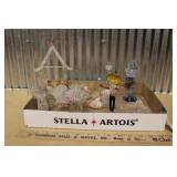MINIATURE SPUN GLASS / PLASTIC COLLECTIBLES