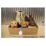 ASSORTED POTTERY & CERAMICS