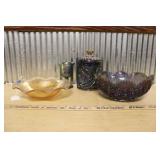 ASSORTED CARNIVAL GLASS