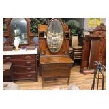 ANTIQUE DRESSER W/ MIRROR