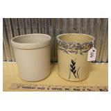 (2) ROSEVILLE OHIO POTTERY CROCKS