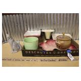 ASSORTED POTTERY INCL- HULL & SHAWNEE