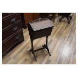 HAND MADE ANTIQUE SEWING CABINET