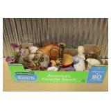 BOX OF MISC. ITEMS & COLLECTIBLES
