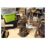 ANTIQUE CAST IRON ENGINE