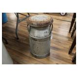 W.S.M. CO. MILK CAN