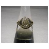 14K WHITE GOLD MERCERSBURG ACADEMY RING (1.7 DWT)