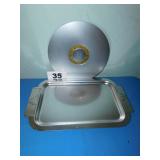 LOT OF KENSINGTON ALUMINUM TRAYS LOT OF KENSINGTON ALUMINUM TRAYS