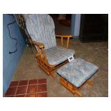 PLATFORM ROCKER AND FOOT STOOL PLATFORM ROCKER AND FOOT STOOL
