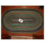 OVAL BRAIDED RUG-54IN X 30IN OVAL BRAIDED RUG-54IN X 30IN