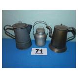 COFFEE & TEA POTS, 1QT MILK CAN