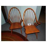 PAIR OF CAPTAINS CHAIRS