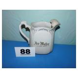 WICK CHINA ICE WATER PITCHER WICK CHINA ICE WATER PITCHER