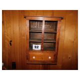 HANGING CUPBOARD-27IN TALL X 18IN WIDE HANGING CUPBOARD-27IN TALL X 18IN WIDE