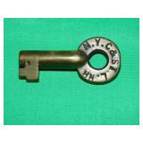 NYC & ST.L R/R LOCK KEY NYC & ST.L R/R LOCK KEY