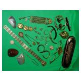 LOT OF COSTUME JEWELRY & MORE