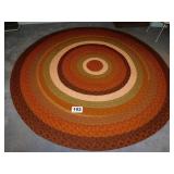 ROUND BRAIDED RUG-8FT DIAMETER ROUND BRAIDED RUG-8FT DIAMETER