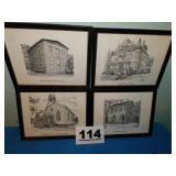 PRINTS OF FREEPORT AREA HISTORICAL BUILDINGS