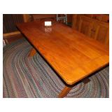 PINE TRESTLE TABLE-6FT LONG X 36IN W X 29IN HIGH