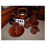 LOT OF STONEWARE ITEMS LOT OF STONEWARE ITEMS