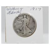 1917 WALKING LIBERTY HALF DOLLAR