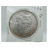 1886 MORGAN SILVER DOLLAR