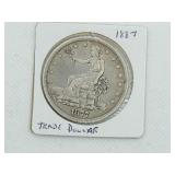 1877S TRADE DOLLAR, RARE 1877S TRADE DOLLAR, RARE