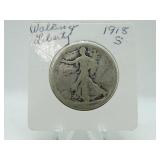1918S WALKING LIBERTY HALF DOLLAR 1918S WALKING LIBERTY HALF DOLLAR