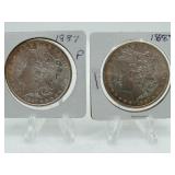 2 - 1887 MORGAN DOLLARS 2 - 1887 MORGAN DOLLARS