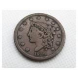 1838 LARGE CENT 1838 LARGE CENT