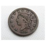 1838 LARGE CENT