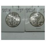 1946, 1948 WALKING LIBERTY HALVES 1946, 1948 WALKING LIBERTY HALVES