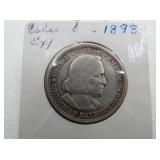 1893 COLUMBIAN EXPOSITION, CHICAGO, HALF DOLLAR 1893 COLUMBIAN EXPOSITION, CHICAGO, HALF DOLLAR