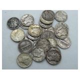 23 MERCURY DIMES