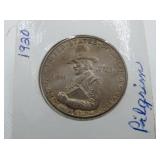 1920 PILGRIM TERCENTENARY COIN, HALF DOLLAR 1920 PILGRIM TERCENTENARY COIN, HALF DOLLAR