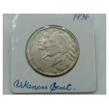 1936 ARKANSAS CENTENNIAL COIN 1936 ARKANSAS CENTENNIAL COIN