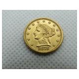 1878 $2 1/2 DOLLAR LIBERTY HEAD GOLD COIN