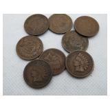 8 - 1909 INDIAN HEAD PENNIES 8 - 1909 INDIAN HEAD PENNIES