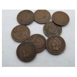 8 - 1909 INDIAN HEAD PENNIES