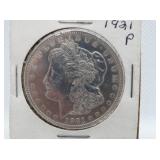 1921 MORGAN SILVER DOLLAR