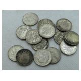 15 - ROOSEVELT SILVER DIMES 15 - ROOSEVELT SILVER DIMES