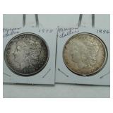 1896, 1898 MORGAN SILVER DOLLARS 1896, 1898 MORGAN SILVER DOLLARS