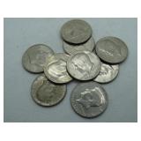 9 - BICENTENNTIAL KENNEDY HALF DOLLARS