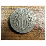 1866 SHIELD NICKEL WITH RAYS 1866 SHIELD NICKEL WITH RAYS