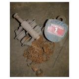 COFFING 1 TON CHAIN HOIST & TROLLY COFFING 1 TON CHAIN HOIST & TROLLY