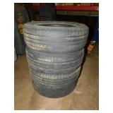 SET OF FOUR 225/65/R17 TIRES