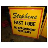 LARGE 2 PC FAST LUBE SIGN INSERTS