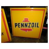 (1) LARGE PENNZIOL PLASTIC SIGN INSERT (1) LARGE PENNZIOL PLASTIC SIGN INSERT