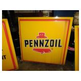 (1) LARGE PENNZOIL PLASTIC SIGN INSERT (1) LARGE PENNZOIL PLASTIC SIGN INSERT